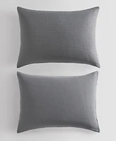 Calvin Klein Seersucker 3 Piece Duvet Cover Set