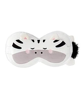 Mirage Luggage Kids 2-in-1 Travel Pillow and Eye Mask Animal Plush Soft Blindfold for Sleeping, Nights