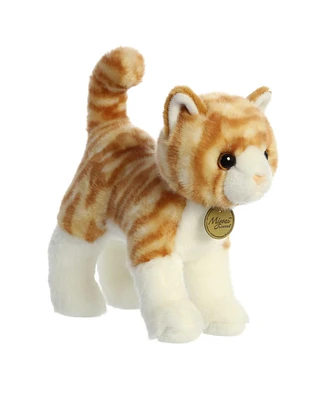 Aurora Medium Tabby Cat Miyoni Adorable Plush Toy Orange 10"