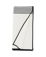 Saro Lifestyle Classic Elegance Striped Napkin Set of 4, 20"x20"