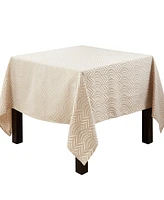 Saro Lifestyle Exquisite Jacquard Design Tablecloth