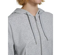 Calvin Klein Women's French Terry Long-Sleeve Zip-Up Hoodie