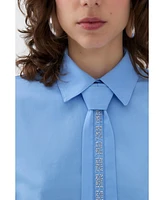 Nocturne Women's Shirt with Tie Detail