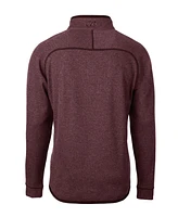 Cutter & Buck Men's Mainsail Sweater-Knit Half Zip Pullover Jacket