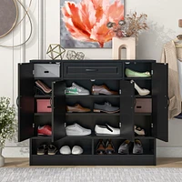 Adjustable Modern Shoe Cabinet & Organizer