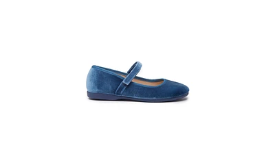 Childrenchic Girls Classic Velvet Mary Janes