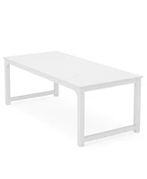 Tribesigns Modern Computer Desk, 78.74 x 39.37 inch X Large Executive Office Desk Computer Table Study Writing Desk Workstation for Home Office,White