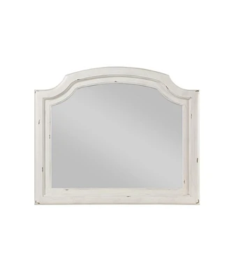 Streamdale Furniture Jacqueline Mirror Antique White Finish