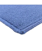 Sloppy Chef D-Shape Kitchen Throw Rugs (18x30 in.), Non-Skid Backing, Color Options