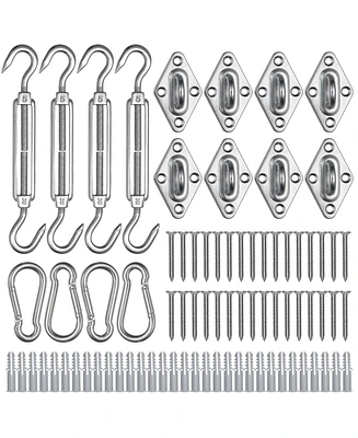 Yescom Rectangle Sun Shade Sail Hardware Kit 304 Stainless Steel Turnbuckle 2 Pack