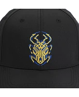 Dc Comics Men's Blue Beetle Scarab Logo Black Elite Flex Precurve Snapback Hat