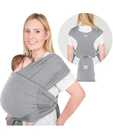 KeaBabies D-Lite Baby Wrap Carrier, Adjustable Sling, Newborn, Infant, Toddler 7-44lbs