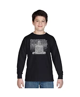 La Pop Art Boys Word Long Sleeve - Zen Buddha