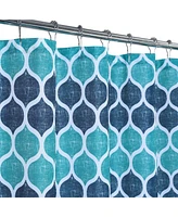 Caromio Geometric Print Fabric Shower Curtain, 70" x 72"