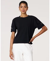 Rebody Active Women's Cargo Short Sleeve Top