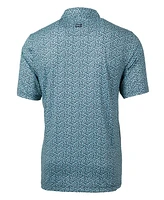 Cutter Buck Pike Magnolia Print Stretch Men's Polo Shirt