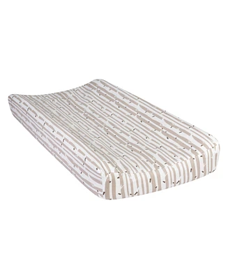 Trend Lab Birch Stripe Flannel Changing Pad Cover