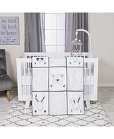 Trend Lab Peek-a-Boo Forest 3 Piece Crib Bedding Set