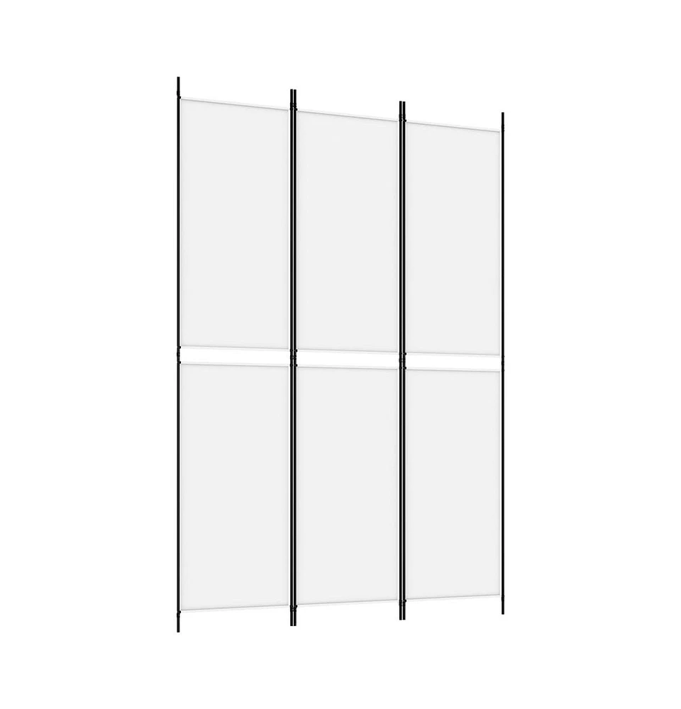 vidaXL 3-Panel Room Divider 59.1"x86.6" Fabric