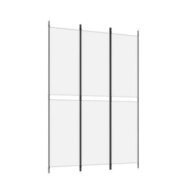 vidaXL 3-Panel Room Divider 59.1"x86.6" Fabric