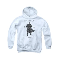 Batman Boys Youth Paislety Silhouette Pull Over Hoodie / Hooded Sweatshirt