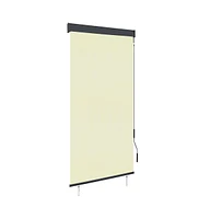 vidaXL Outdoor Roller Blind 39.4"x98.4" Cream