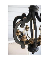 Streamdale Furniture 6-Light Farmhouse Chandelier with Adjustable Chain