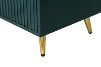 Streamdale Furniture Green Tv Stand with Storage & Adjustable Shelves