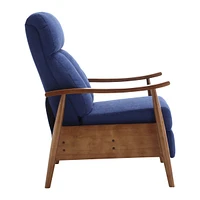 Wood Frame Armchair, Modern Accent Chair Lounge Chair For Living Room