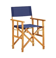 vidaXL Director's Chair Solid Acacia Wood