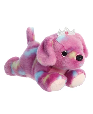 Aurora Small Princess Tutti Puppy Bright Fancies Vibrant Plush Toy Purple 7"