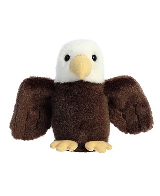 Aurora Mini Orion Eagle Shoulderkins Adorable Plush Toy Brown 4.5"