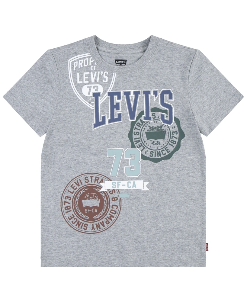 Levi's Little Boys Prep Crest Tee