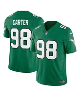 Nike Men's Jalen Carter Kelly Green Philadelphia Eagles Alternate Vapor F.u.s.e. Limited Jersey