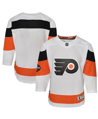 Outerstuff Youth White Philadelphia Flyers 2024 Nhl Stadium Series Premier Jersey