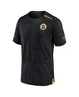 Fanatics Men's Black Boston Bruins Authentic Pro Rink Premium Camo T-Shirt