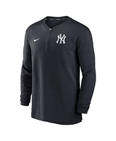 Nike Men's Navy New York Yankees Authentic Collection Game Time Performance Quarter-Zip Top