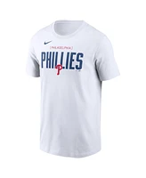 Nike Men's White Philadelphia Phillies Home Team Bracket Stack T-Shirt