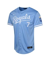 Nike Big Boys and Girls Bobby Witt Light Blue Kansas City Royals Alternate Limited Player Jersey