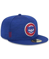 New Era Men's Royal Chicago Cubs 2024 Clubhouse 59FIFTY Fitted Hat