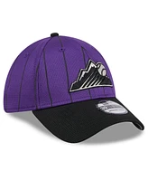 New Era Men's Purple Colorado Rockies 2024 Batting Practice 39THIRTY Flex Hat