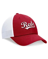 Nike Men's Red Cincinnati Reds Evergreen Wordmark Trucker Adjustable Hat