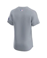 Nike Men's Gray Los Angeles Dodgers Alternate Vapor Premier Elite Patch Jersey