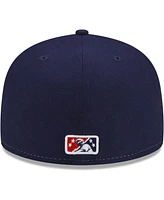 New Era Men's White/Navy Brooklyn Cyclones Coney Island Franks Theme Night 59FIFTY Fitted Hat