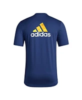 Adidas Men's Navy La Galaxy Local Pop Aeroready T-Shirt