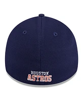 New Era Men's Orange Houston Astros 2024 Batting Practice 39THIRTY Flex Hat