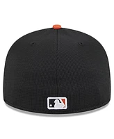 New Era Men's White Baltimore Orioles 2024 Batting Practice 59FIFTY Fitted Hat