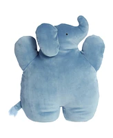 Aurora Large Jelly Elephant Spongecakes Squishy Plush Toy Blue 17"