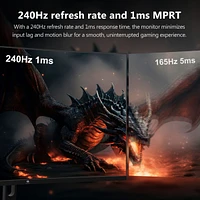 Z-edge inch 1080P Full Hd 240Hz 1ms Curved Gaming Monitor