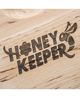 Honey Keeper Beehive 20 Frame Complete Box Kit (10 Deep and 10 Medium) with Metal Roof for Langstroth Beekeeping